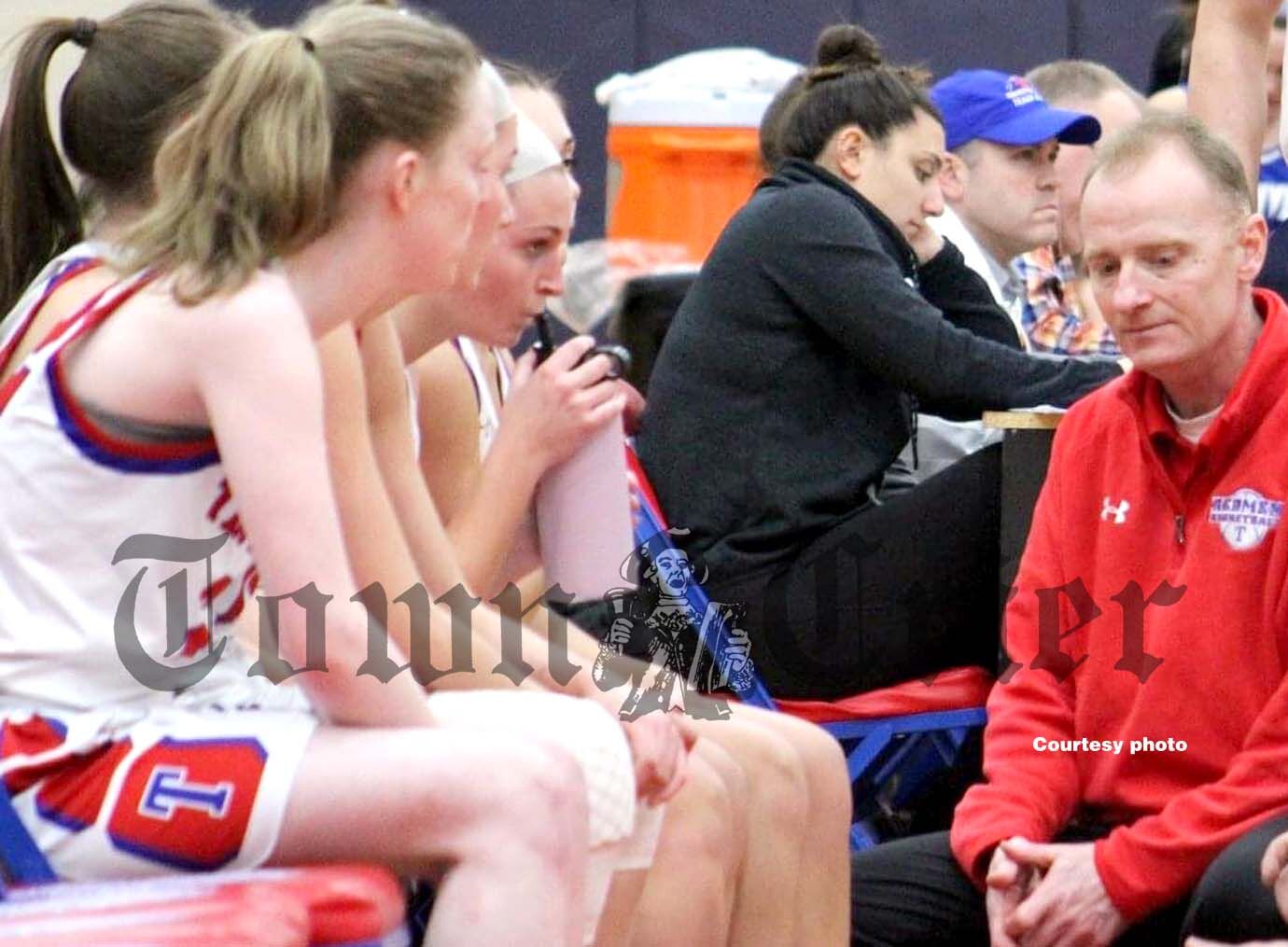 Mike Hayes has been a volunteer assistant coach on the TMHS Girls Basketball team since the 2007-’08 season